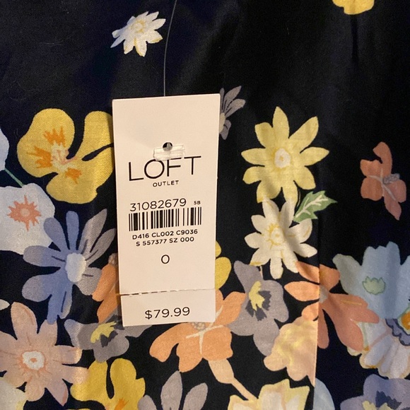 LOFT floral dress - Picture 2 of 2